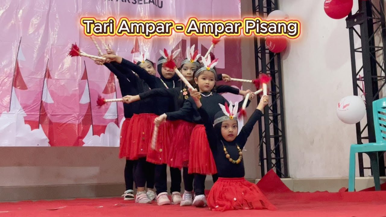 Tari Ampar-Ampar Pisang anak PAUD / TK, Bikin Penonton Heboh!