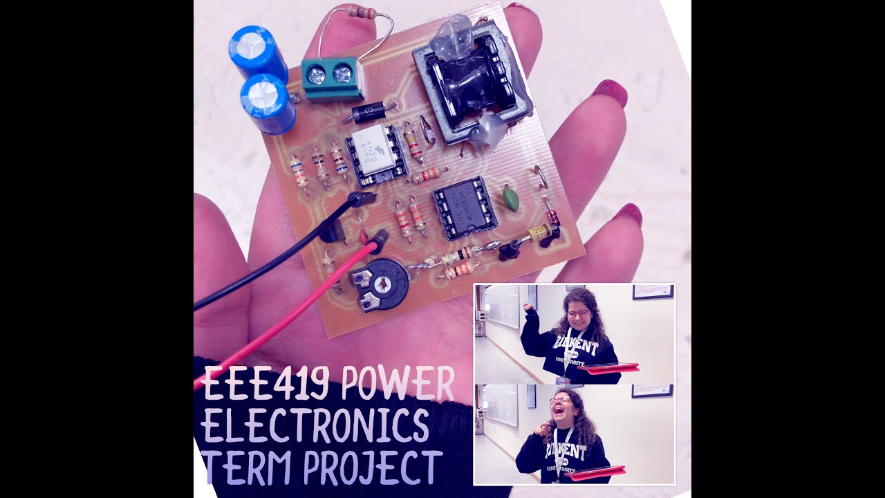 EEE 419 Term Project: High-Efficiency Isolated DC-DC Flyback Converter