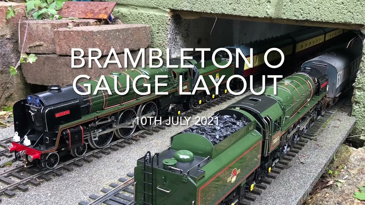 Brambleton O Gauge lines in operation 10th July 2021