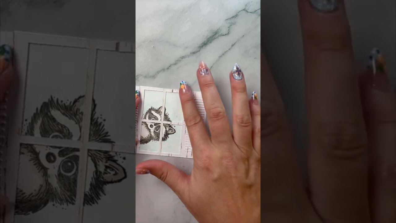 Peek-a-Boo Window Card ✨ | Stamping, Die Cutting & Cozy Paper Layers