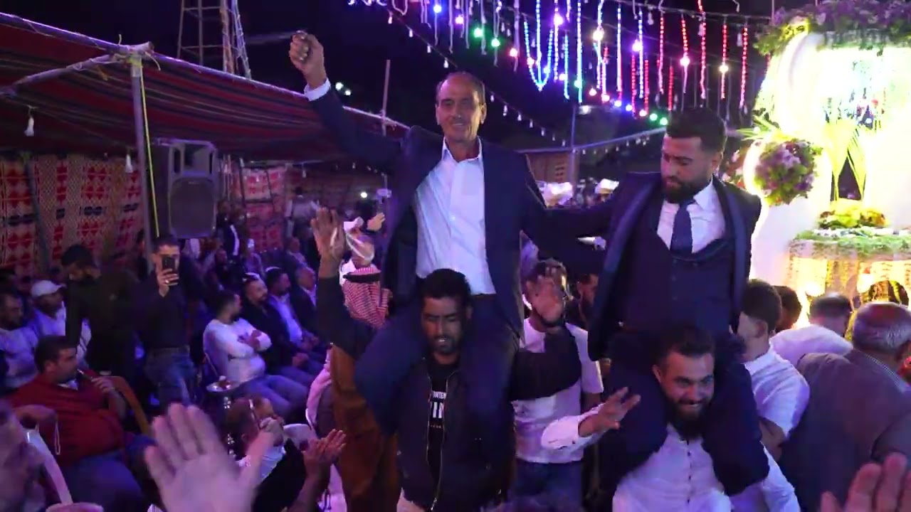 كفرقوق حفل زفاف الشاب احمد الحاج  الشاعر اسامة السمرة الجزءالثالث