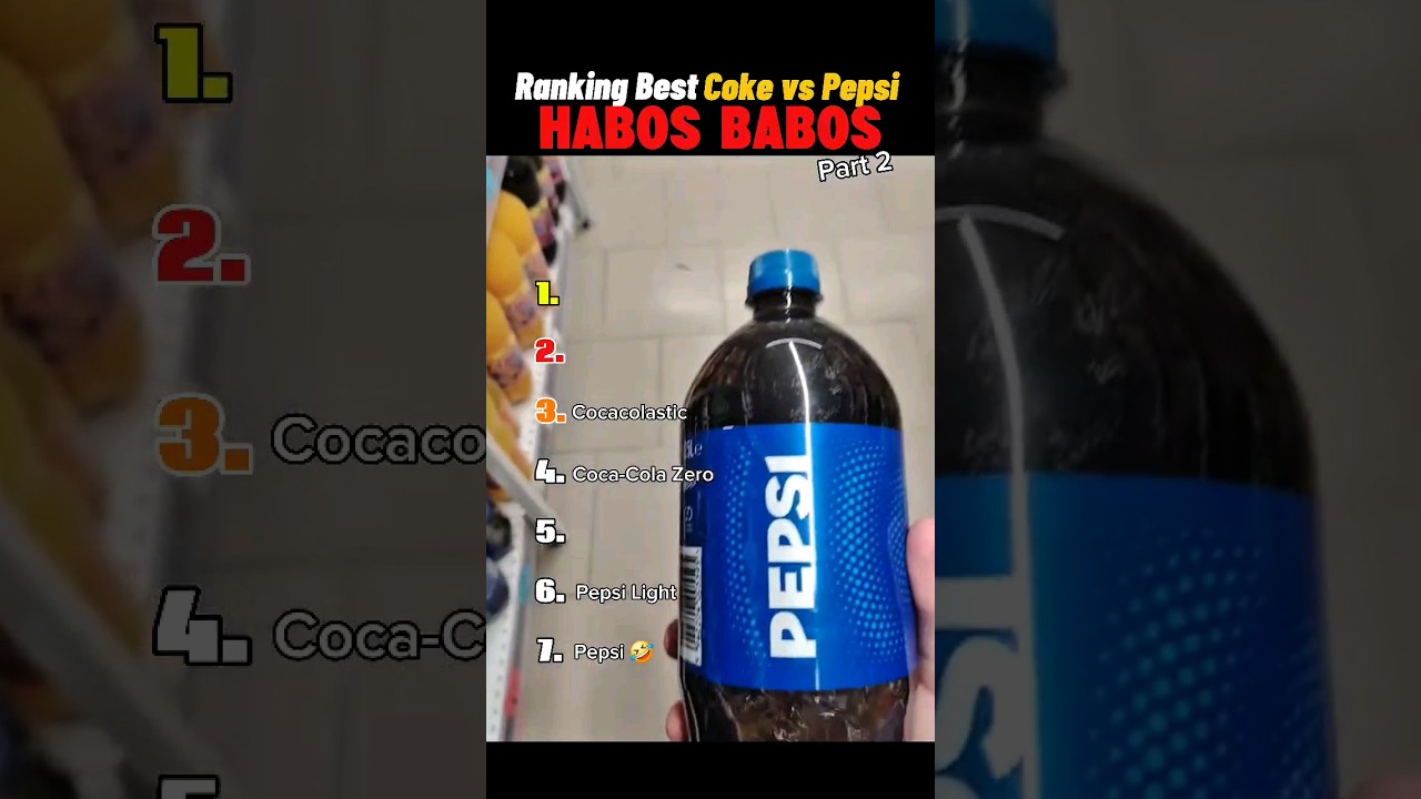 RANKING ULTIMATE Momenty &bdquo;Habos Babos&rdquo; &ndash; edycja Coca-Cola vs Pepsi