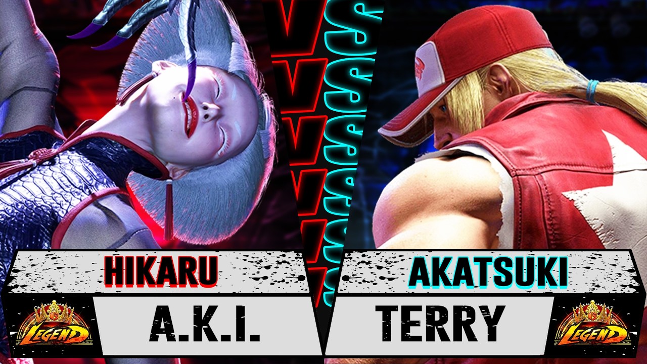 Hikaru (1 Ranked AKI) vs Akatsuki (Terry) - Street Fighter 6