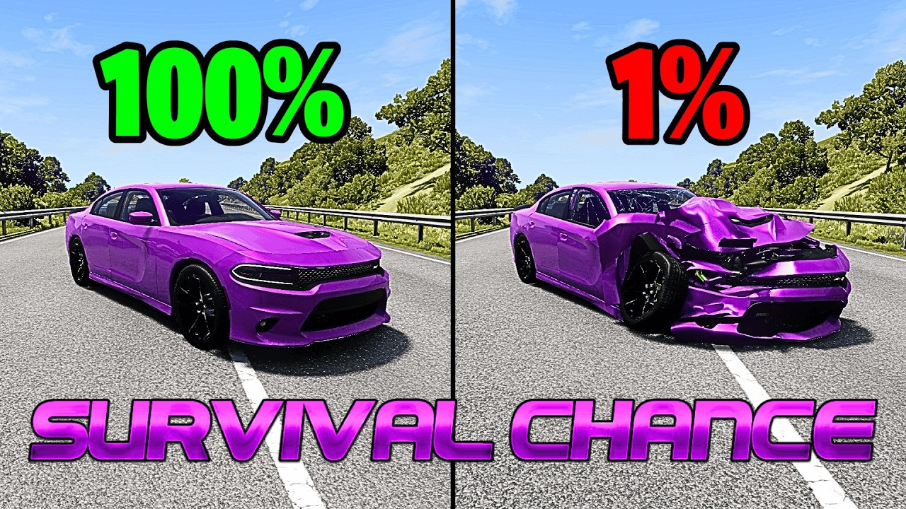 Realistic Survival Chance Crashes #284 | BeamNG.drive