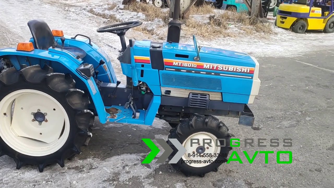 БУ трактор MITSUBISHI MT1601 с гидронаклоном и автогоризонтом вом реверс, 4WD прогрессавто хаги ваги