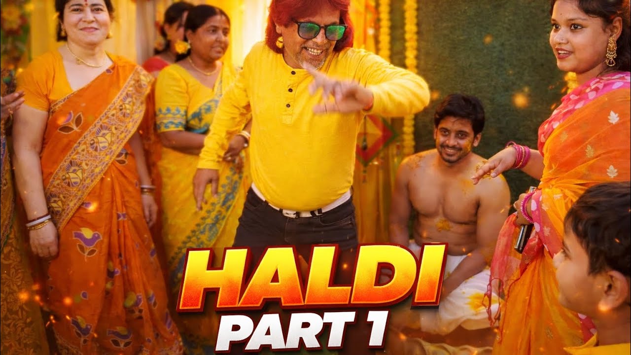 My Haldi ceremony 