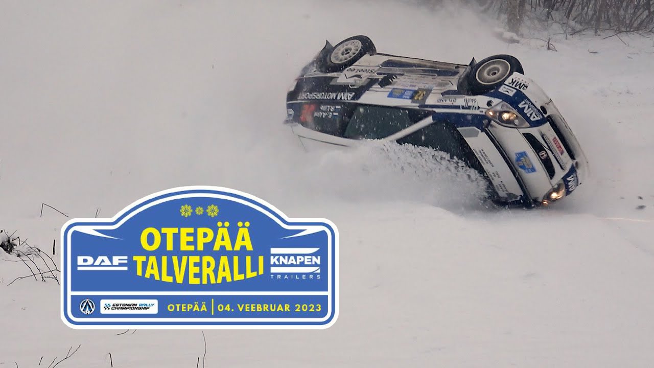 Otepää Talveralli 2023. /Actions/Crash
