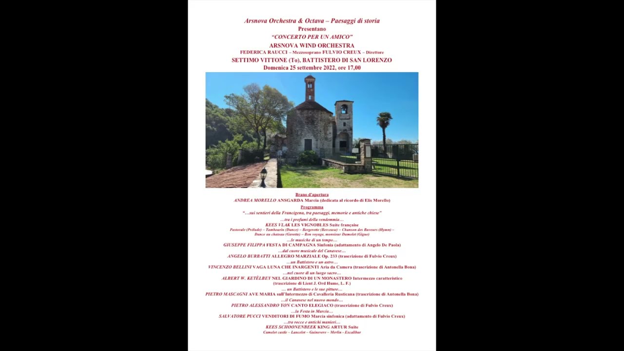 Giuseppe Filippa FESTA DI CAMPAGNA Arsnova W O - F. Creux