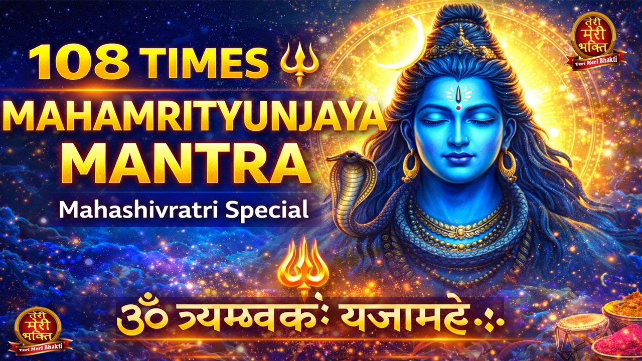 Mahamrityunjaya Mantra 108 Times | Mahashivratri Special | ॐ त्र्यम्बकं यजामहे #shiv #mahadev