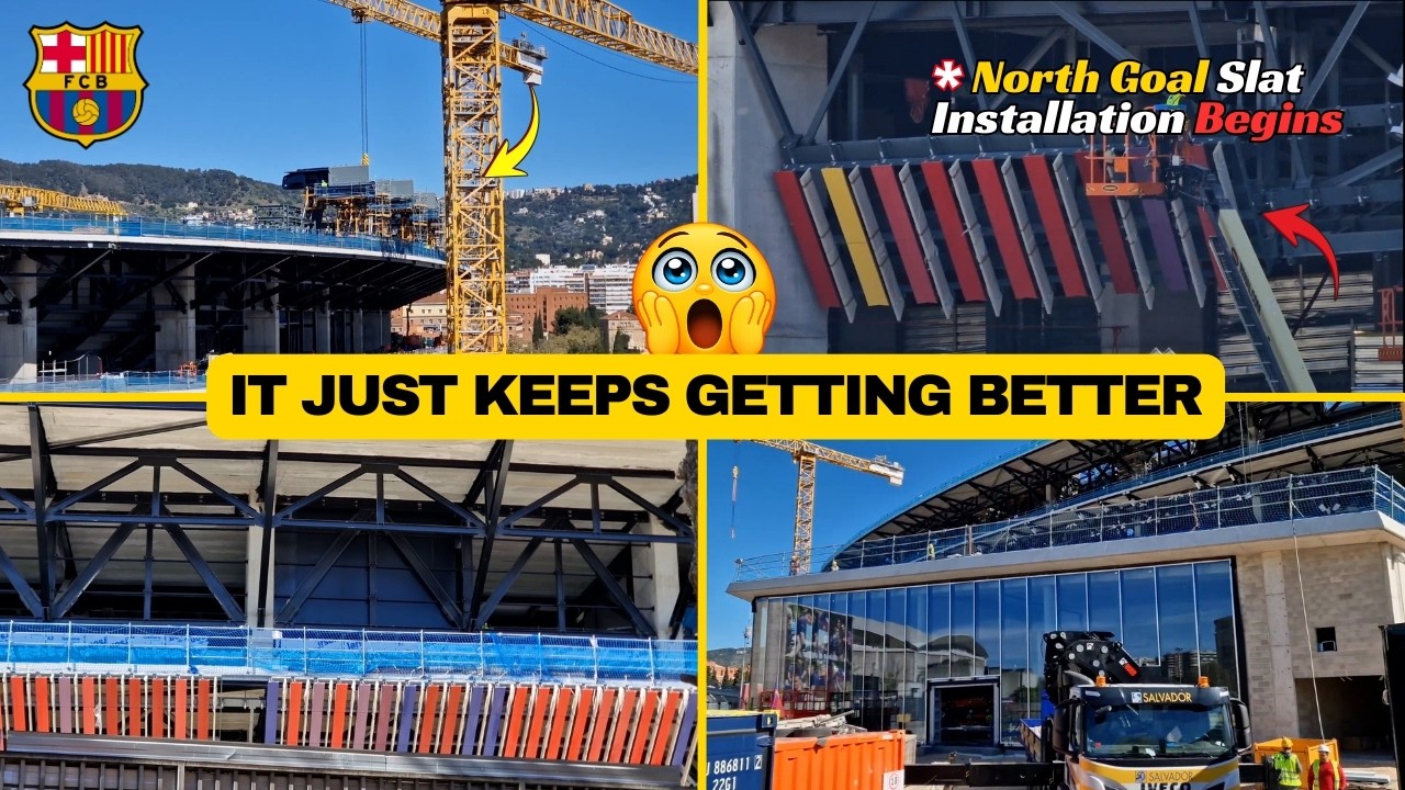 Camp Nou Is Changing Fast | Slats, Black Panels & Compression Ring Update