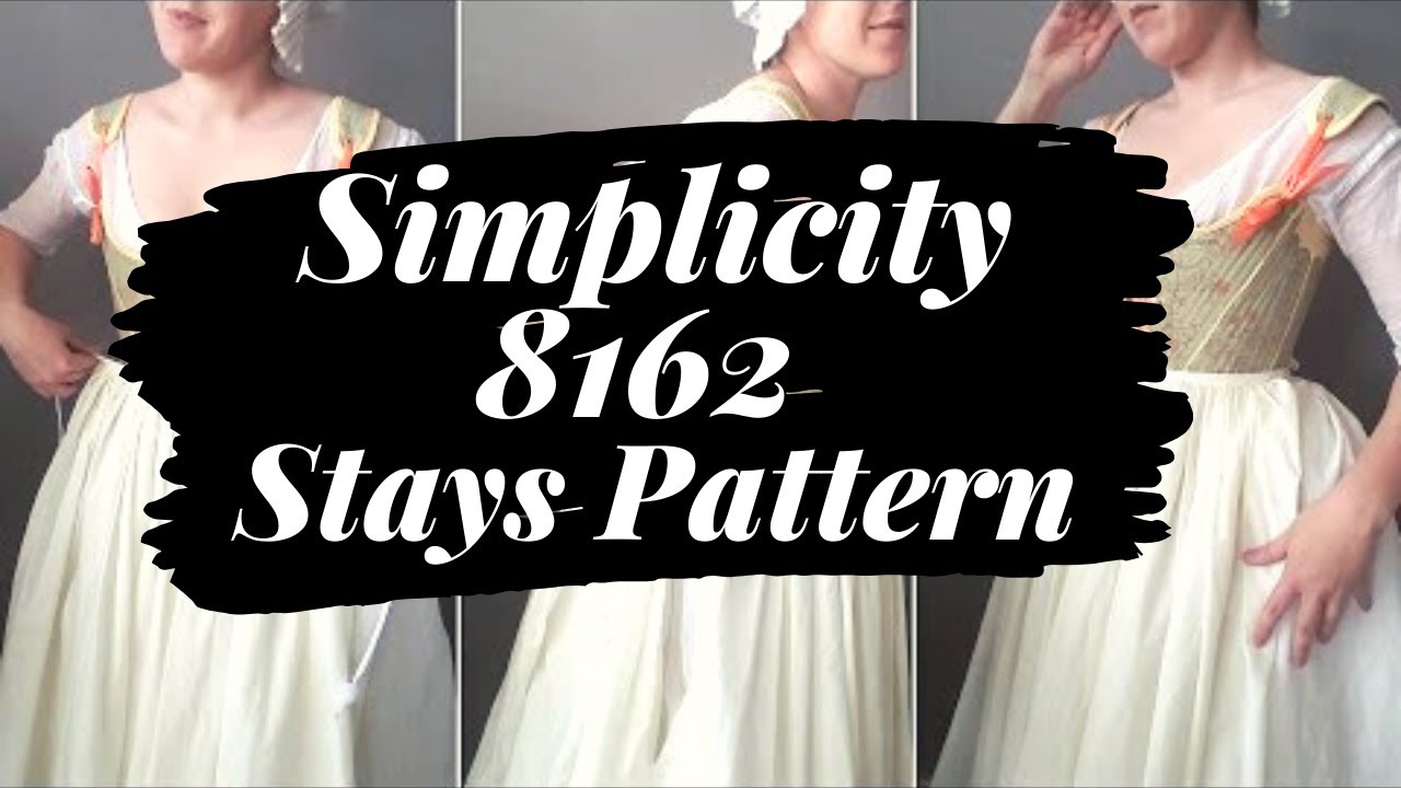 Выкройка корсета 18 века от Simplicity 8162