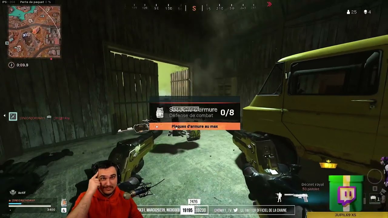 CHOWH humiliates his enemy using a CLAYMORE