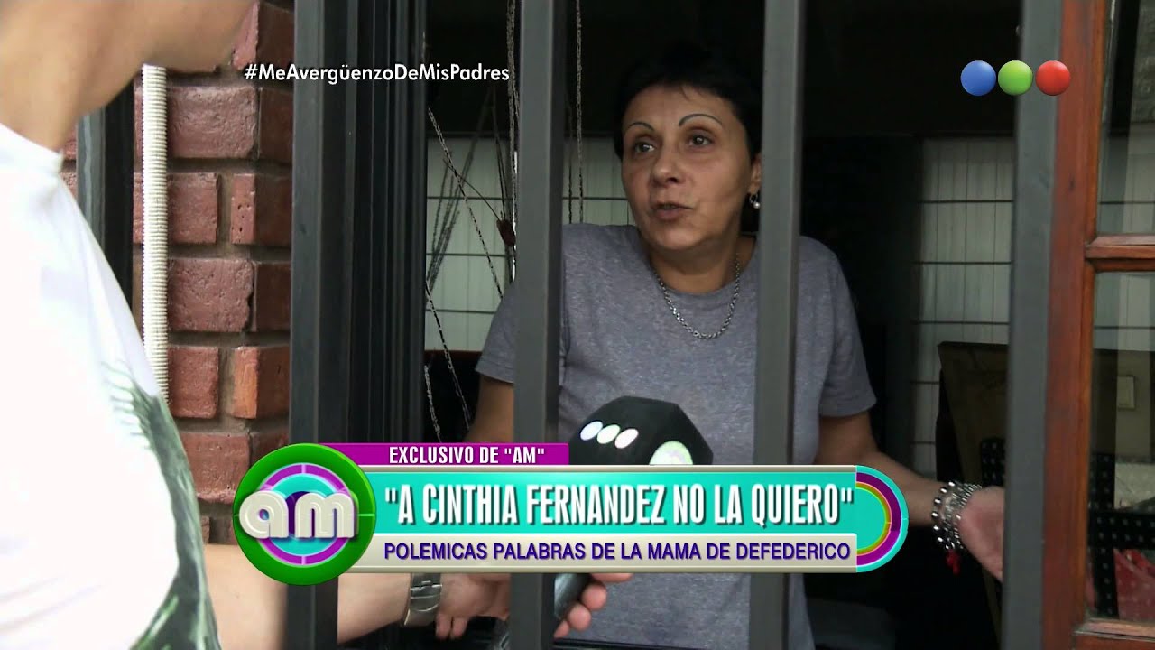 Cinthia Fernández, polémicas declaraciones de su suegra - AM