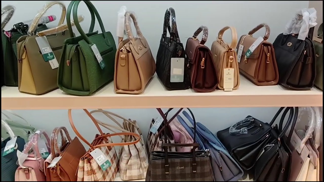 Lavie, Caprese & Emmi Ladies Handbags at Pothys Swarna Mahal Padi! 💼✨ Chennai's Top Picks.