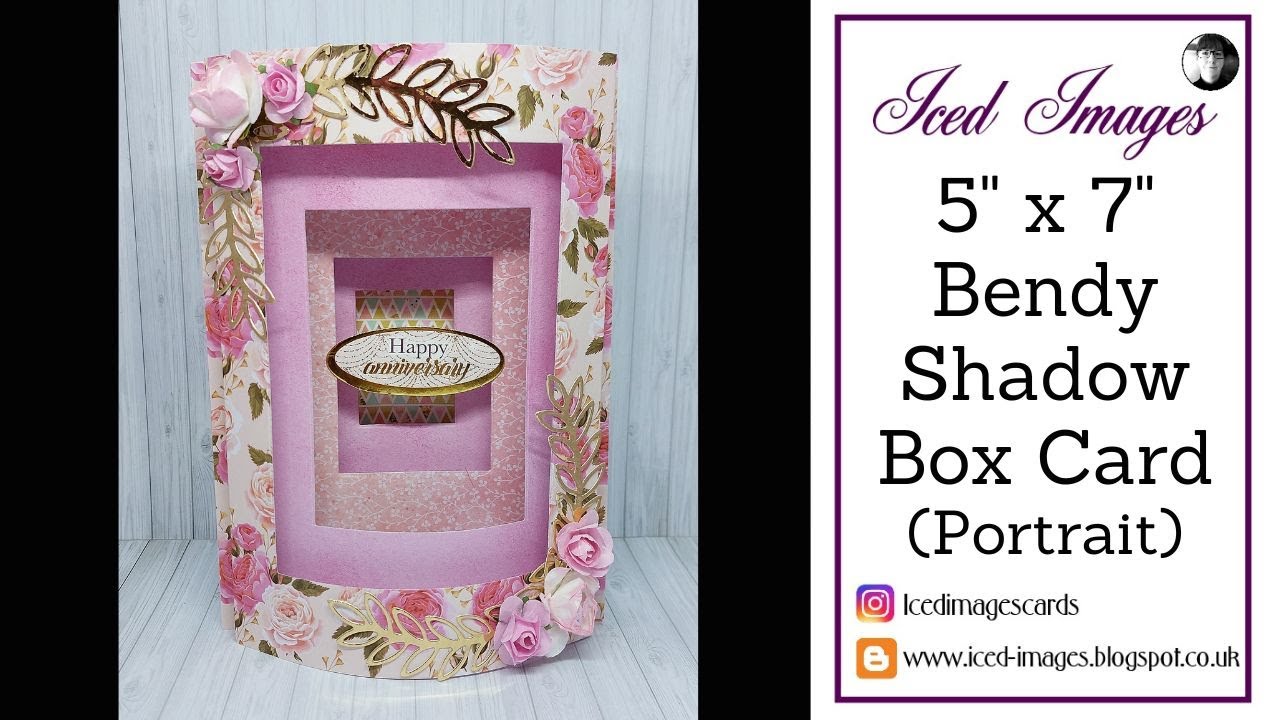 5x7 Bendy Shadow Box Card Portrait