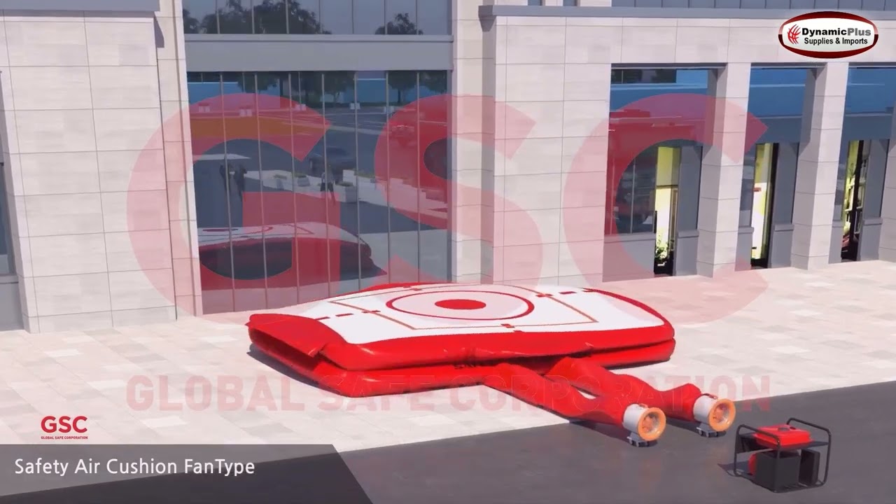 Dynamic Plus Safety air cushion fan type Fire rescue air Cushion