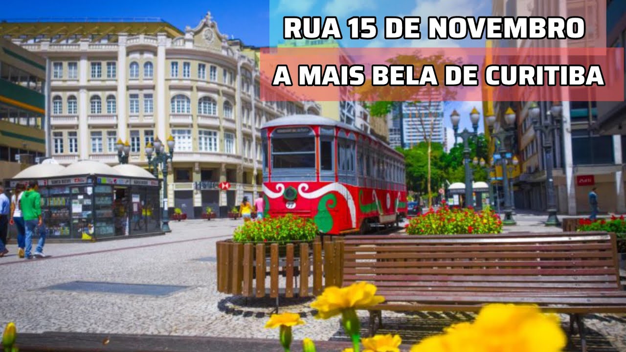 NÃO DEIXE DE VISITAR A RUA MAIS BONITA DE CURITIBA.