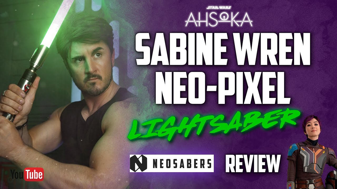 SABINE WREN XenoPixel V3 Lightsaber Unboxing and Review from  NEOSABERS