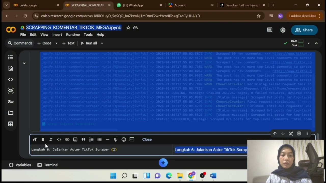 Tutorial Scrapping Video Tiktok