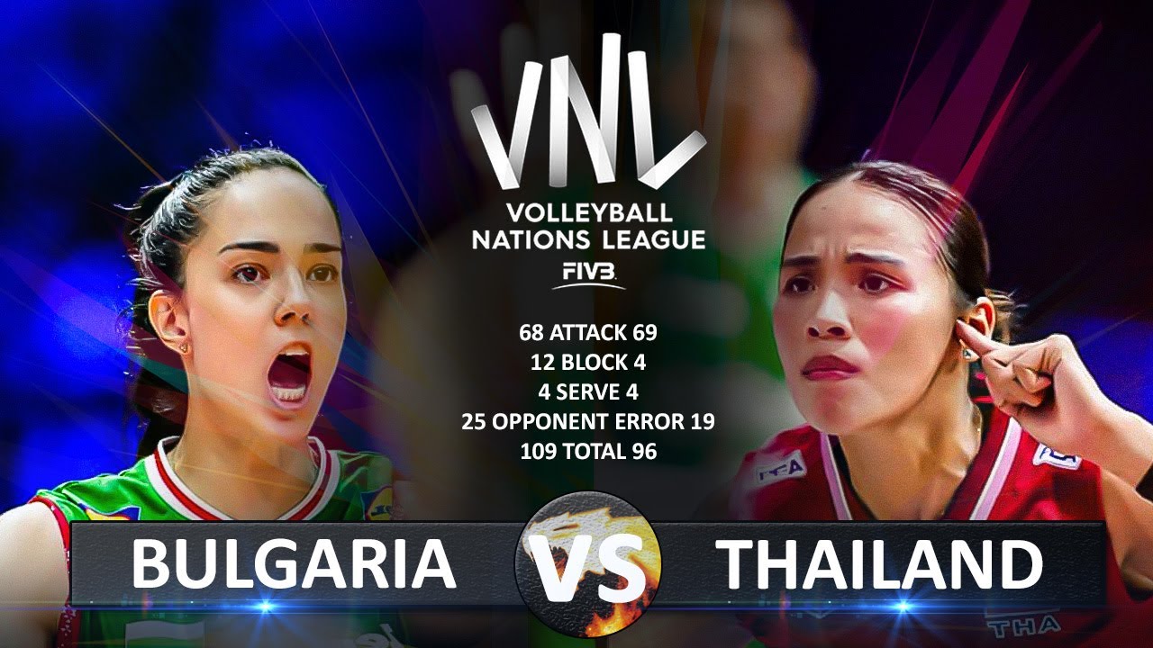 Bulgaria vs Thailand | Women's VNL 2025