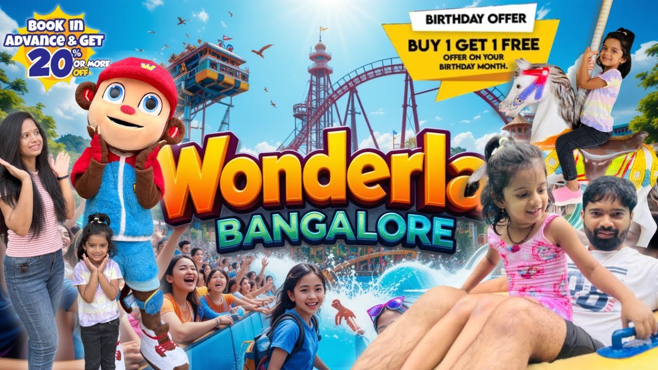 🎢 Wonderla amusement park Bangalore | Must visit place | Full Experience & Details in #viralvideo