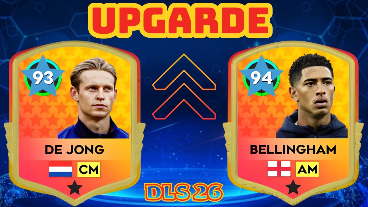 DLS 26 | ОБНОВЛЕНИЕ ❤️ Френки де Йонг 83 и Джуд Беллингем 84 (НОВОЕ ОБНОВЛЕНИЕ) .Dream League Soc...