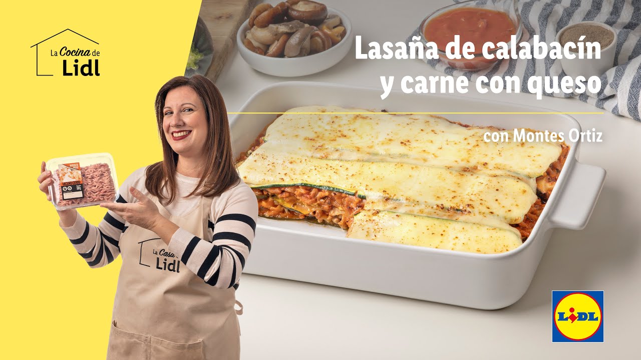 Lasaña de calabacín y carne picada  🥒🧀 | Recetas sin gluten | Lidl España