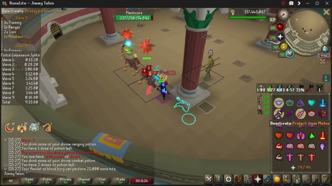 Six Colosseum KC in a row