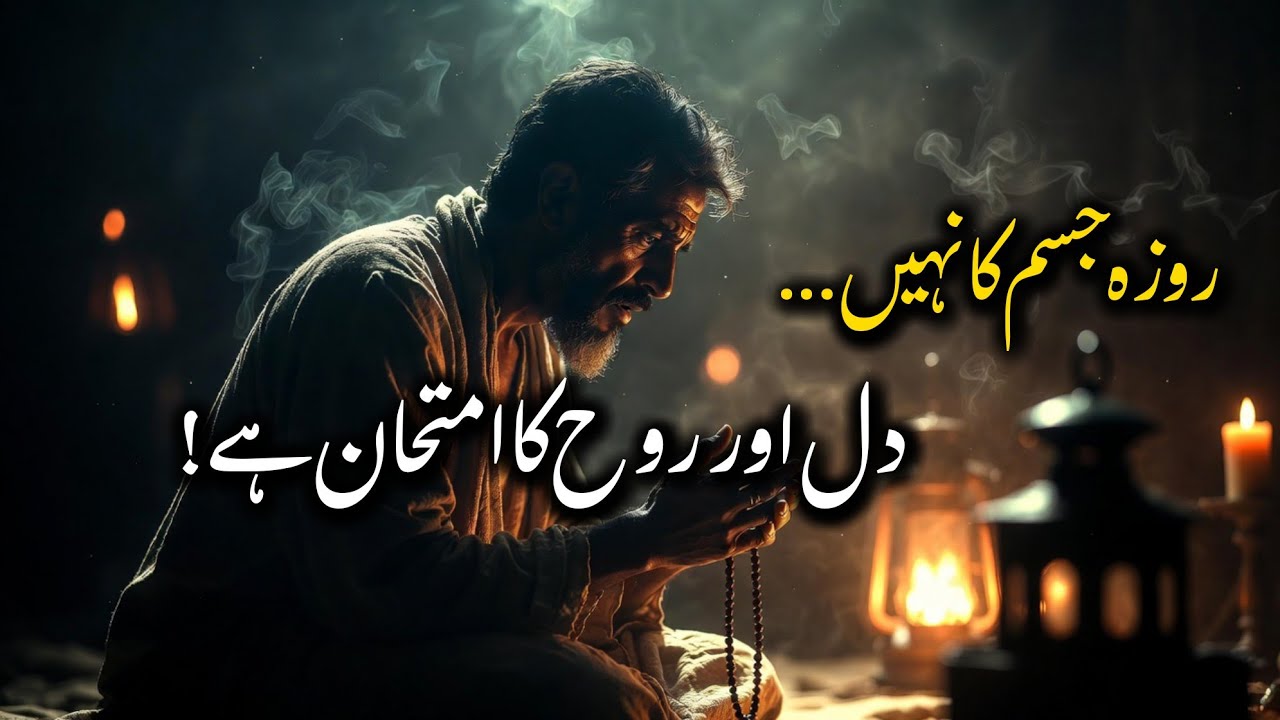 Roza Jism Ka Hai Ya Nafs Ka? | The Real Purpose of Fasting in Ramadan