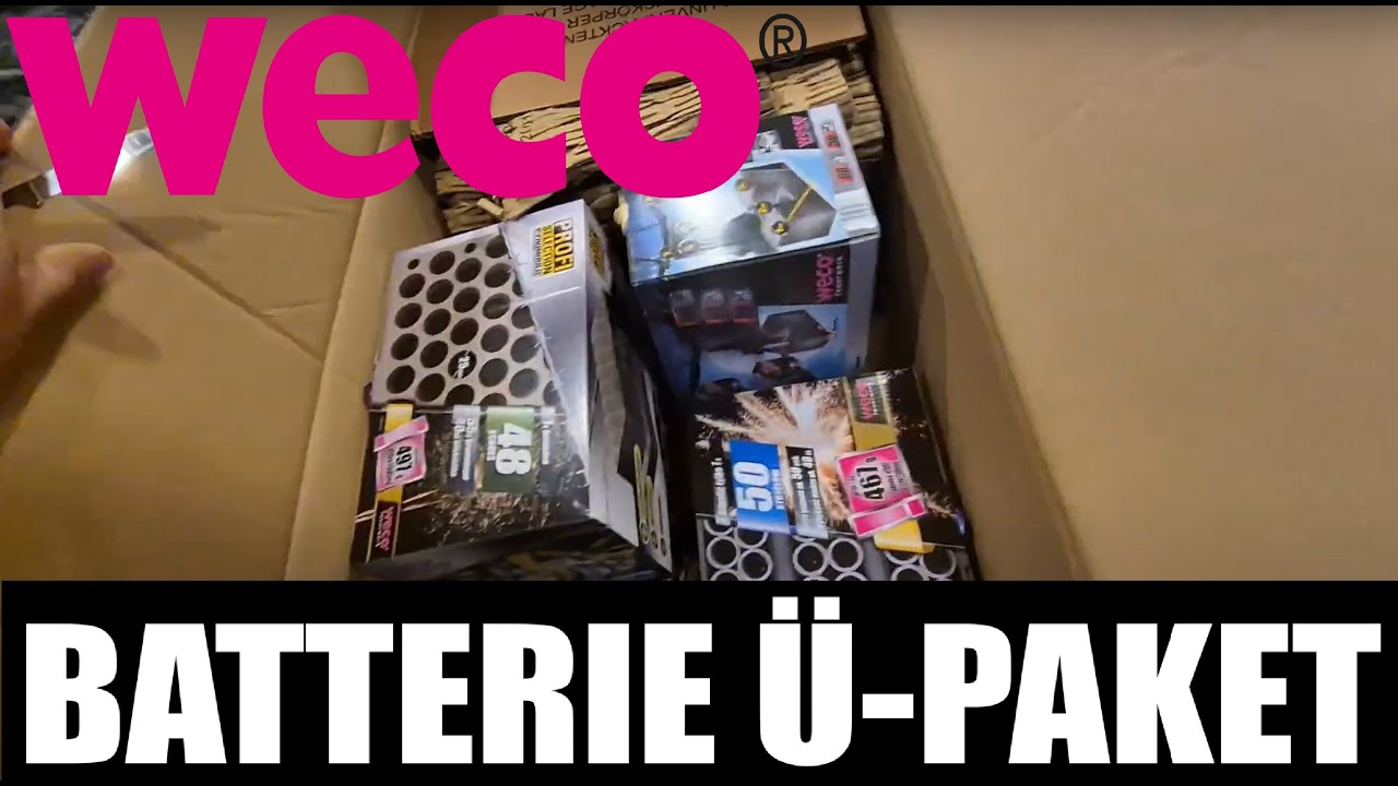Lohnt sich das Weco Batterie Ü-Paket 2024/2025? Unboxing | 110€, 30 KG