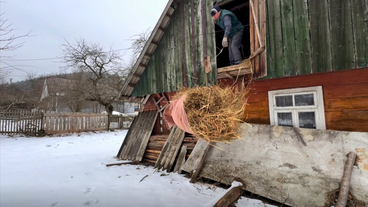 A Day with a Hardworking Grandfather in a Mountain Village