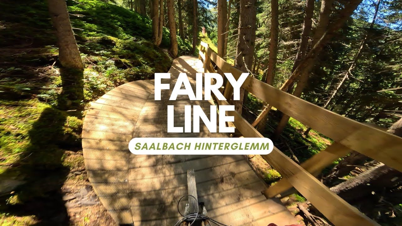 Fairy Line Bikepark Saalbach Hinterglemm full run POV RAW Austria