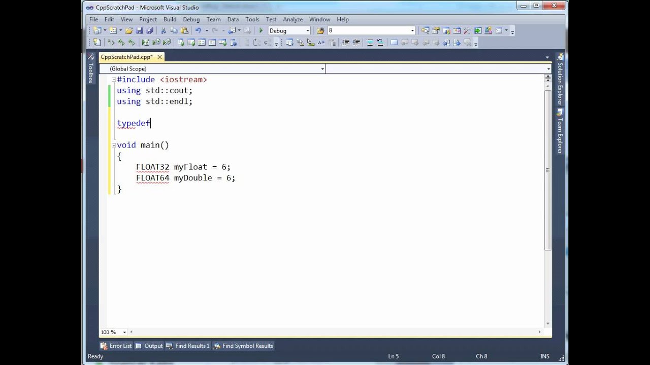 C++ typedef