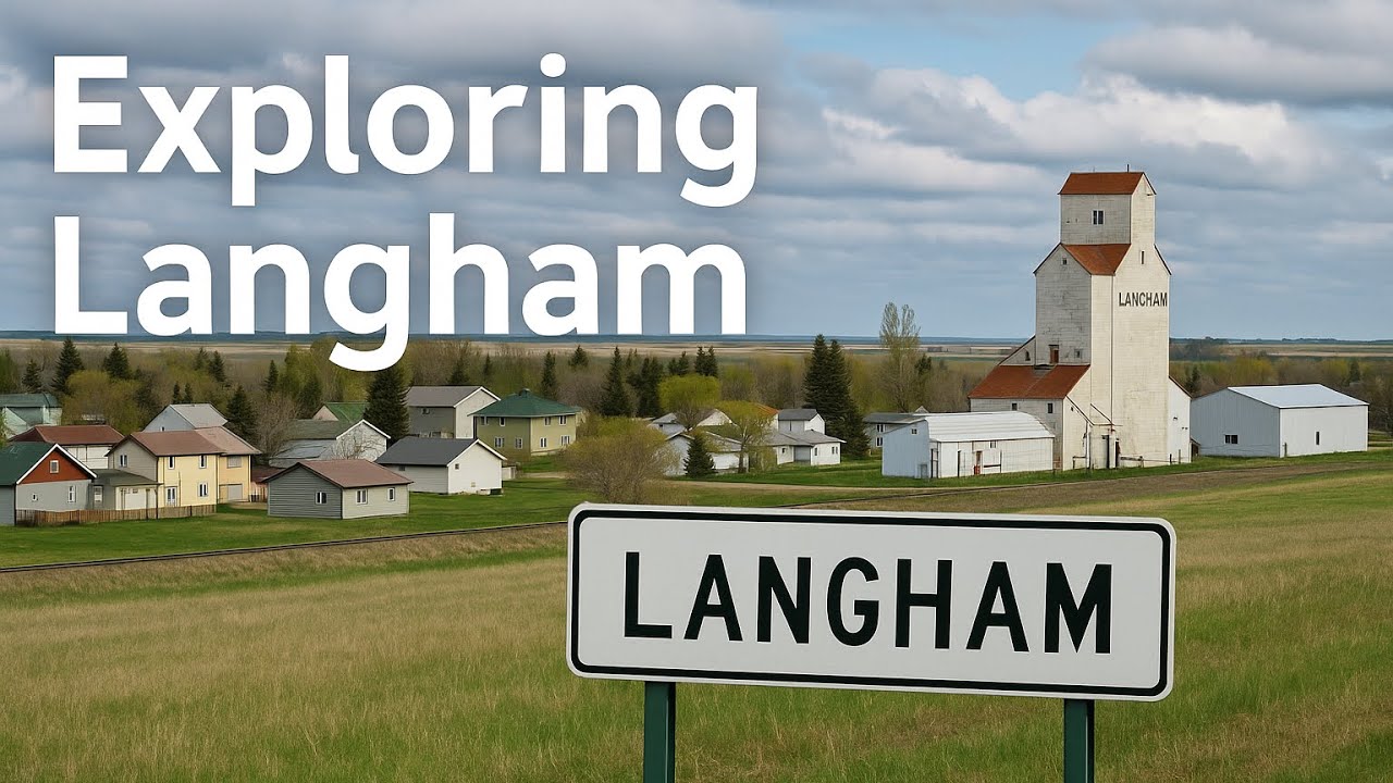 Driving Through Langham, Saskatchewan | Small-Town Prairie Tour