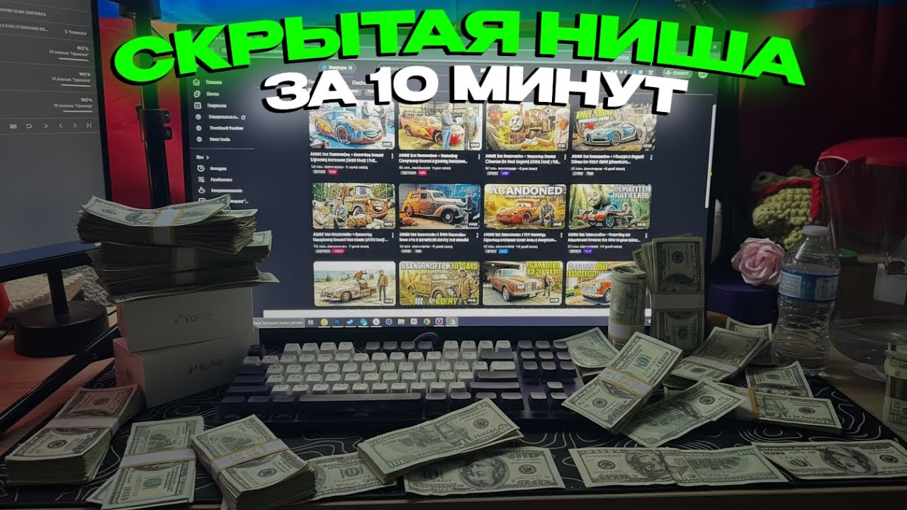 ЛУЧШАЯ ИИ НИША Ютуб: 18.821$ на Реставрации За 10 Минут (Без воды)
