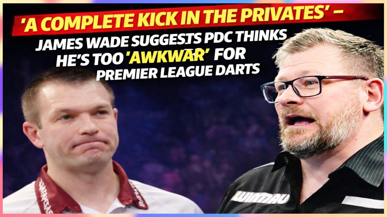 Джеймс Уэйд возмущен тем, что его не включили в состав сборной Премьер-лиги по дартсу.