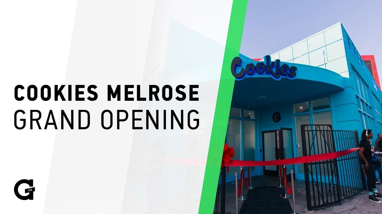 Cookies Melrose Grand Opening with Berner