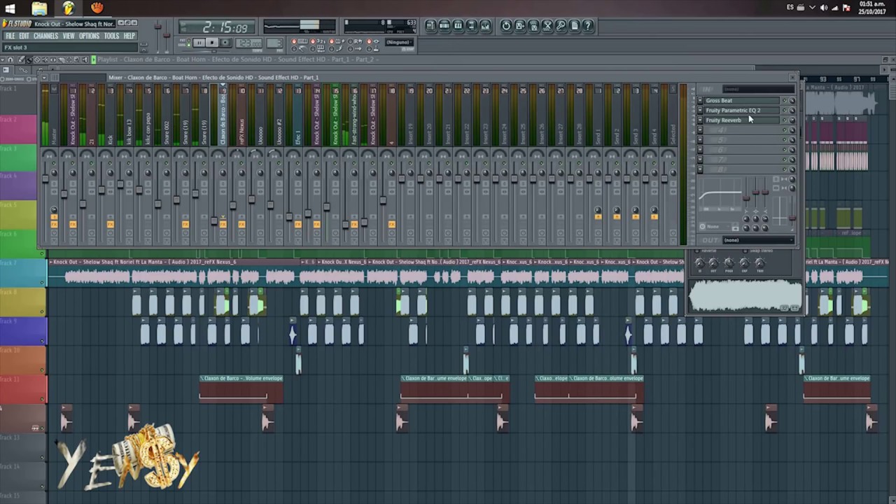 Shelow Shaq Ft. Noriel Ft. La Manta - Knock Out /INSTRUMENTAL O REMAKE 2017 +FLP 250 LIKE