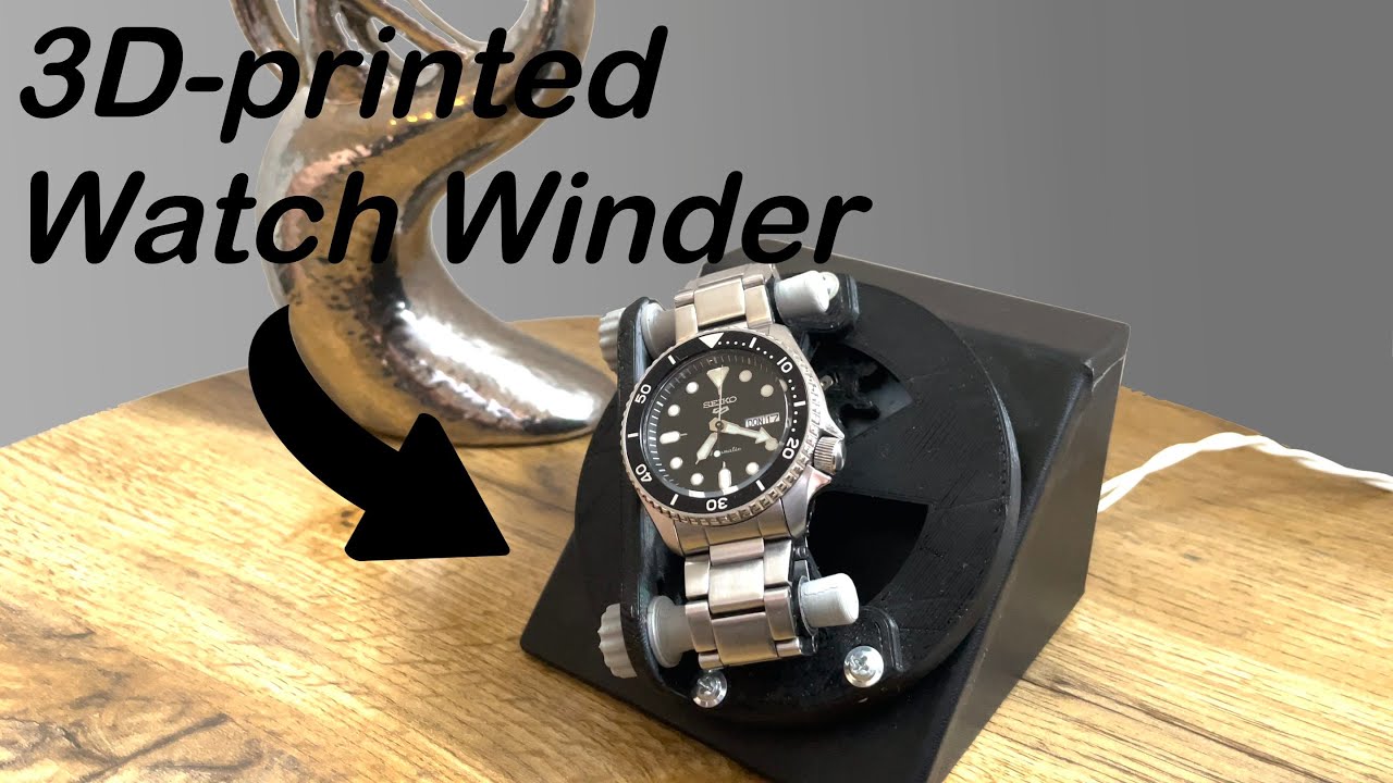 DIY Watch Winder/ 3D-printed⏰⚙️