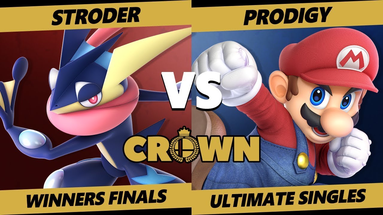 Crown 2019 SSBU - TUX | Stroder (Greninja) Vs A | Prodigy (Mario) Smash Ultimate Tournament W Finals