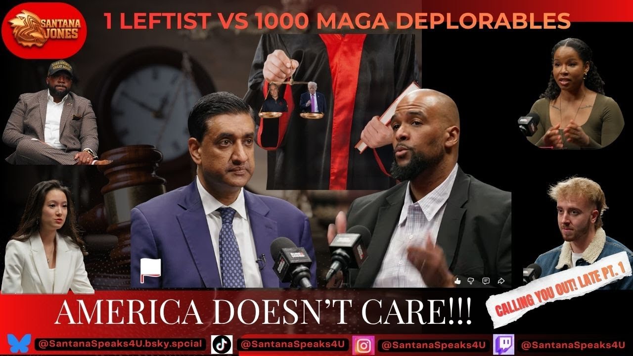 1 LEFTIST vs 1000 MAGA DEPLORABLES: Sparring with Santana (Late Pt. 1)