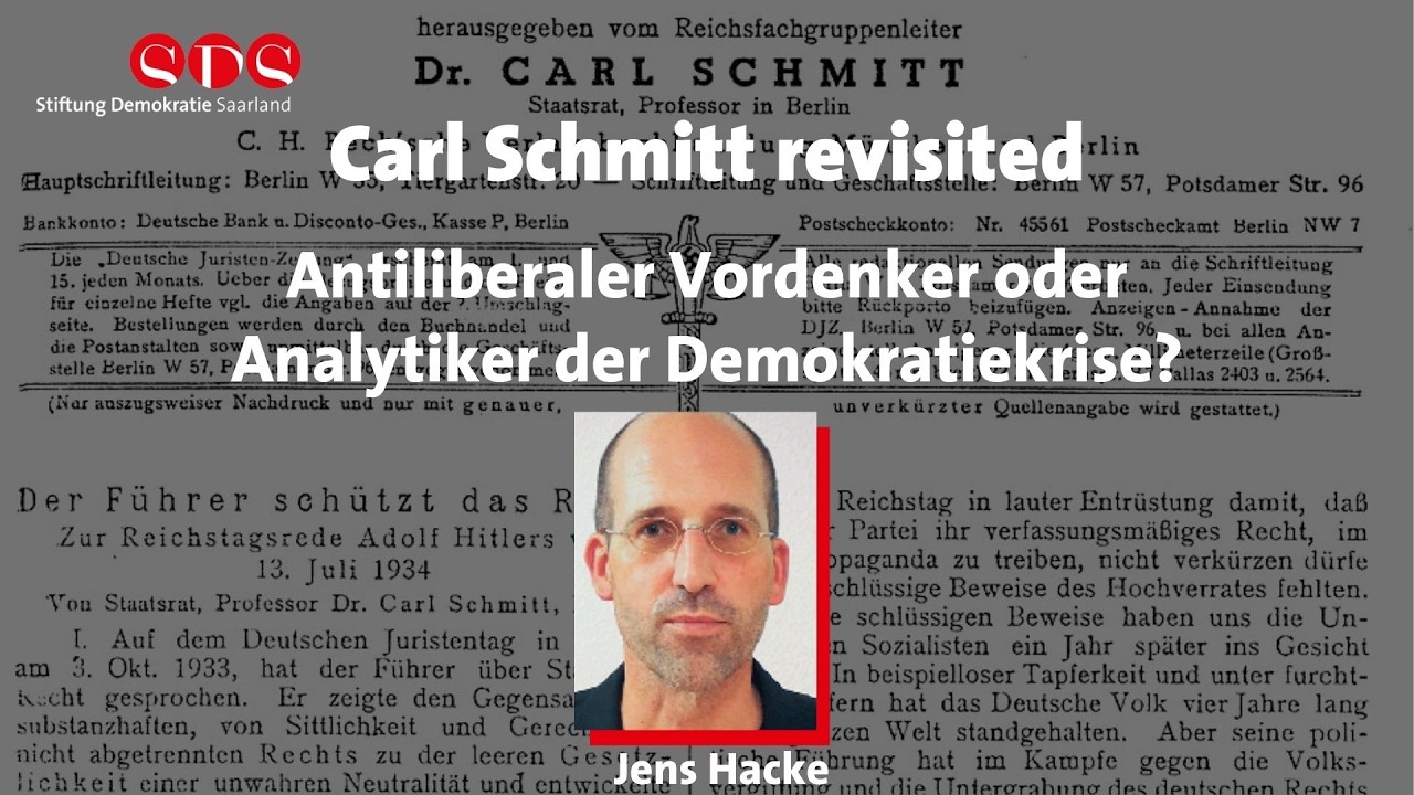 Carl Schmitt revisited - PD Dr. habil. Jens Hacke, 01.06.26