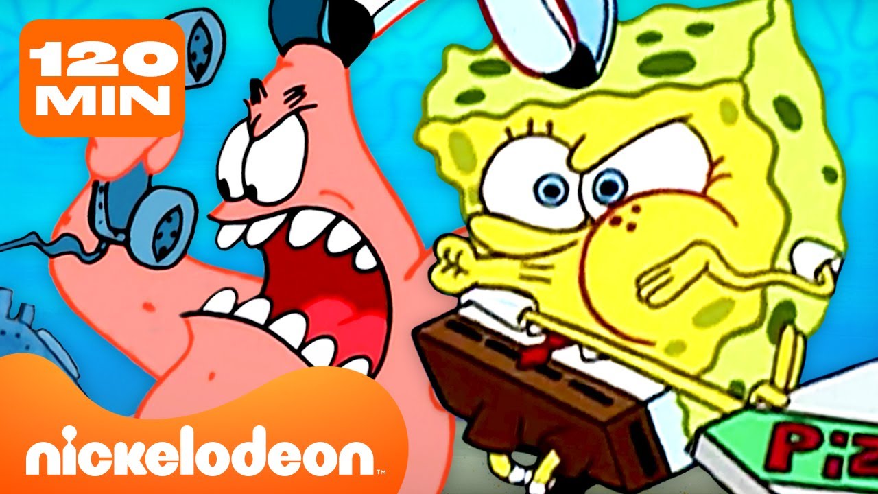 스폰지밥의 가장 웃긴 에피소드들 😂 | 240분 모음집  | 니켈로디언 코리아