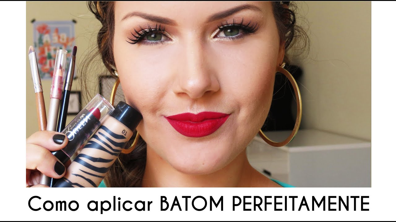 Como aplicar Batom Perfeitamente | Like a Pro