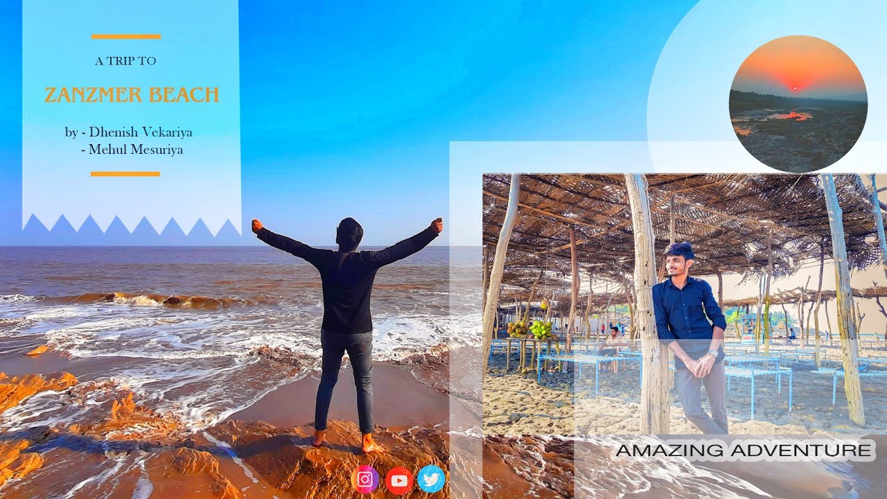 Gopnath Temple & Zanzmer Beach(Mastram) || Best Gujrat Beach For A Perfect Beachside One Day Trip