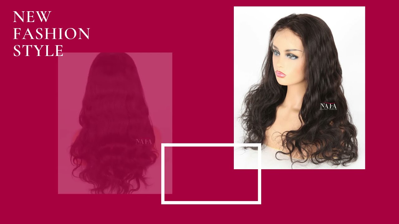 Best Natural Human Hair Wigs| Body Wave Wig | 20 Inch Cheap Body Wave Lace Wig (NFLW-037)