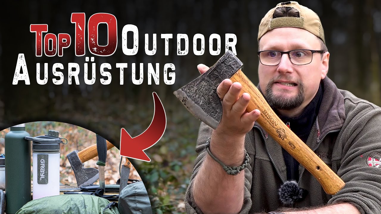 ANFÄNGER Outdoor Bushcraft Ausrüstung | TOP 10 | billig vs. teuer | Kosten