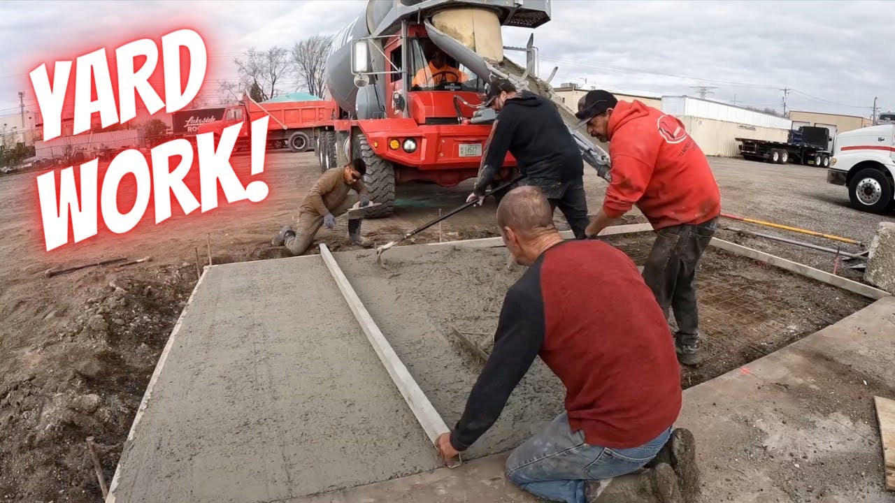 Some concrete is better than no concrete!