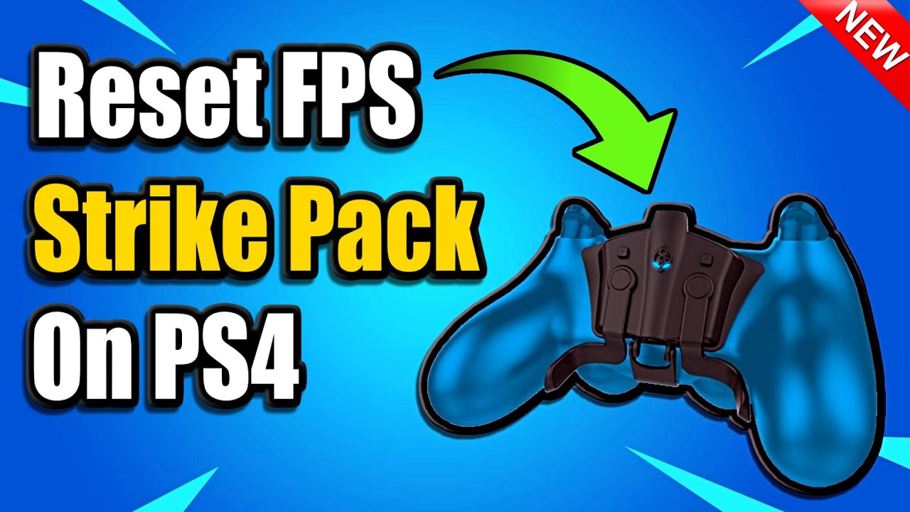 How to Reset FPS Dominator Strike Pack on PS4 (Best Method)