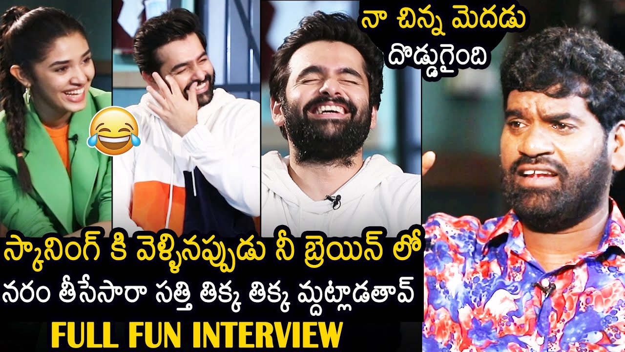 Krithi Shetty And Ram Pothineni FULL FUN Interview With Bithiri Sathi | The Warrior | News Buzz